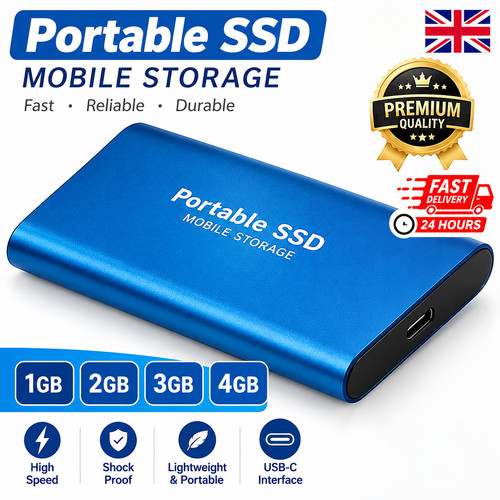 External ssd 1tb 2tb 4tb - 2tb, usb-c