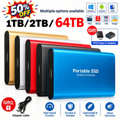 1tb 16tb external ssd portable - ssd,