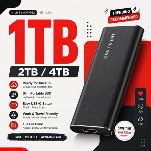 1tb portable ssd - 1tb,