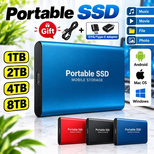 Portable external ssd 1tb - external, 2tb