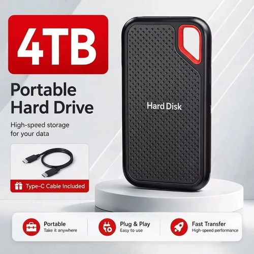 4tb portable external hard - portable,