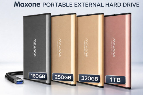 Maxone portable external - portable, hard