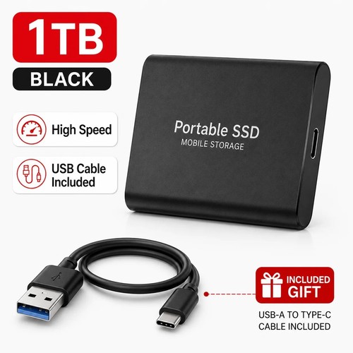 1tb external hard drive - external, ssd
